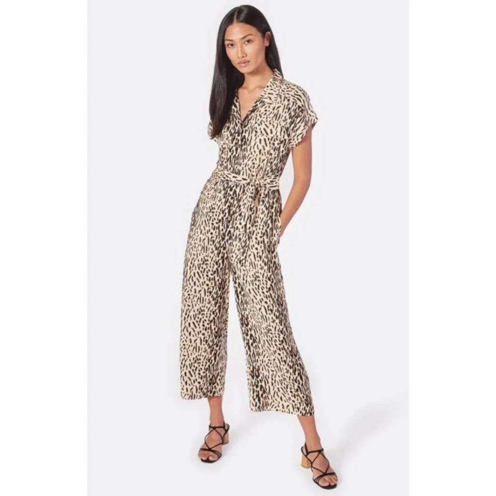 NWT Joie leopard jumpsuit